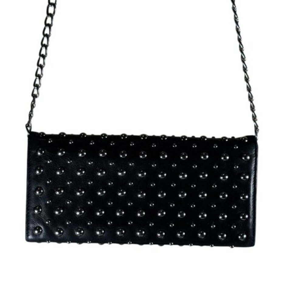 Prada Nappa Borchie Studded Wallet Continental NWOT MINT Condition